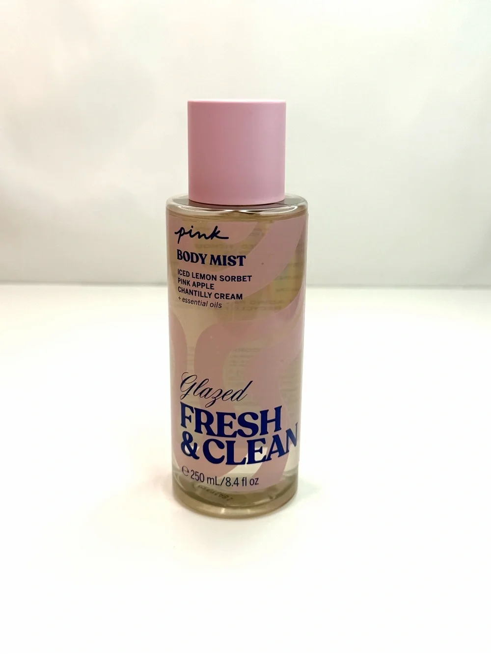 PINK Victoria's Secret Glazed Fresh and Clean 8.4 FL OZ Body Mist Spray